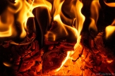 hot fire wood burning stove firewood