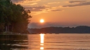 sunset echo lake baysville muskoka weekend